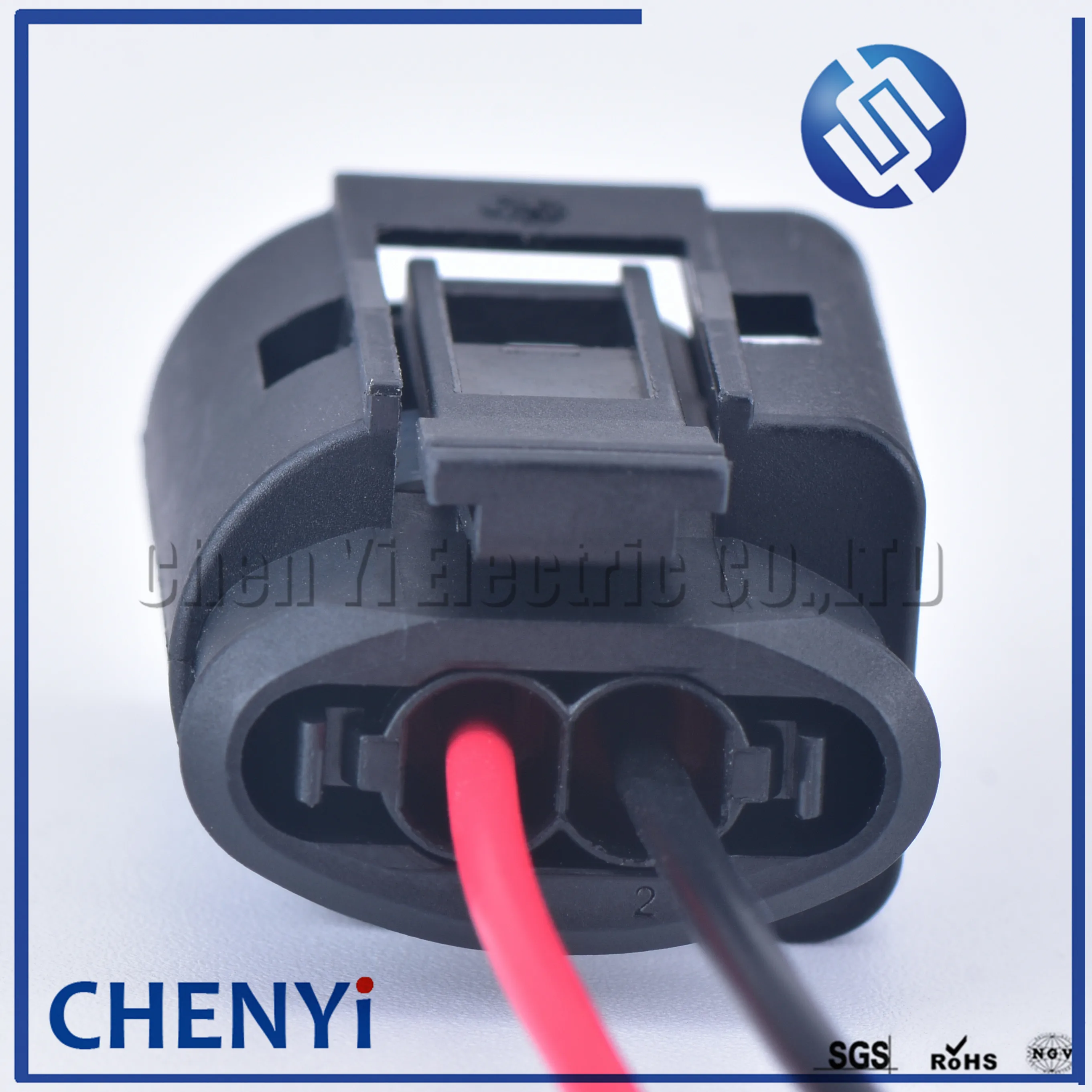 2 Pin Female 1-967412-2 0-965695-1 Waterproof Auto Socket Electrical Sealed Auto Connector with 15cm wire