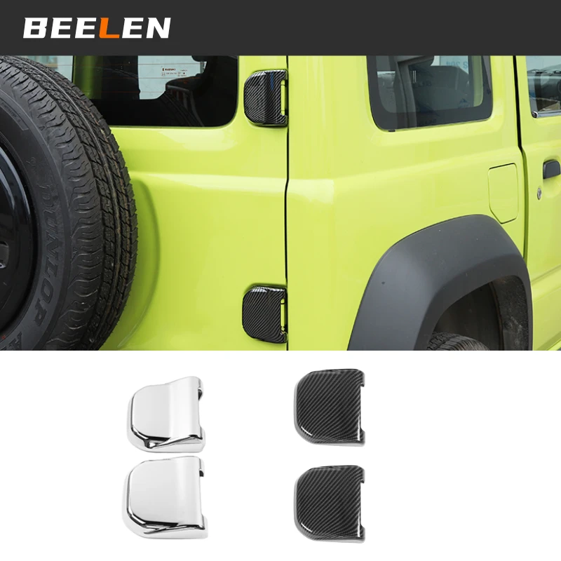 Car Styling For Suzuki Jimny JB64 Sierra JB74W 2019 2020 Rear Tail Door Tailgate Hinge Decoration Cover Stickers  Accessories