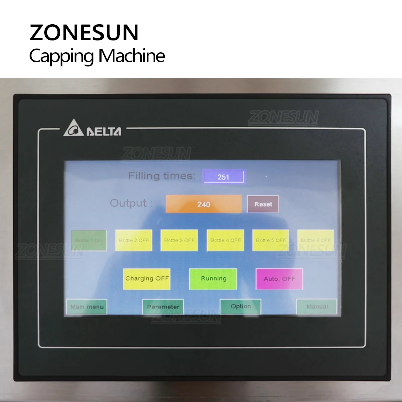 ZONESUN Automatic Vacuum Filling Machine ZS-YTZL8A 8 Heads Essential Oil Perfume Liquid Spray Bottles Dust Cover Production Line