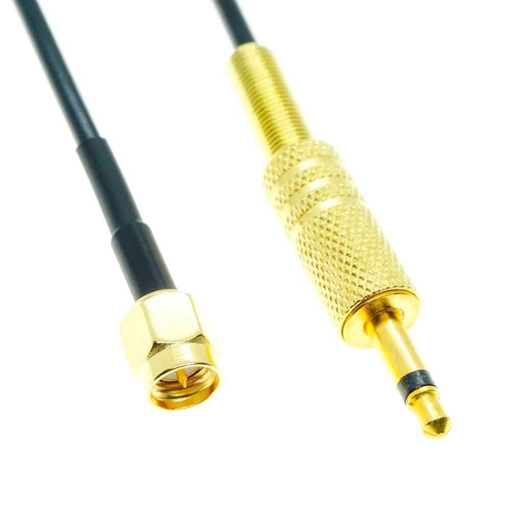 SMA male to 3.5mm male mono 1/8\