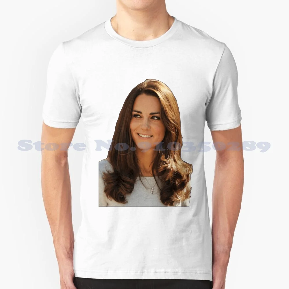 Kate Middleton 100% Cotton T-Shirt Princess Kate Kate Middleton Catherine Middleton Royal Family Prince William Duchess Of