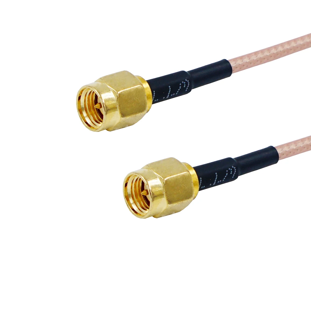 Cable SMA macho a SMA macho, Conector recto, RG316 RF Jumper pigtail macho a hembra, Coaxial RF de ángulo recto