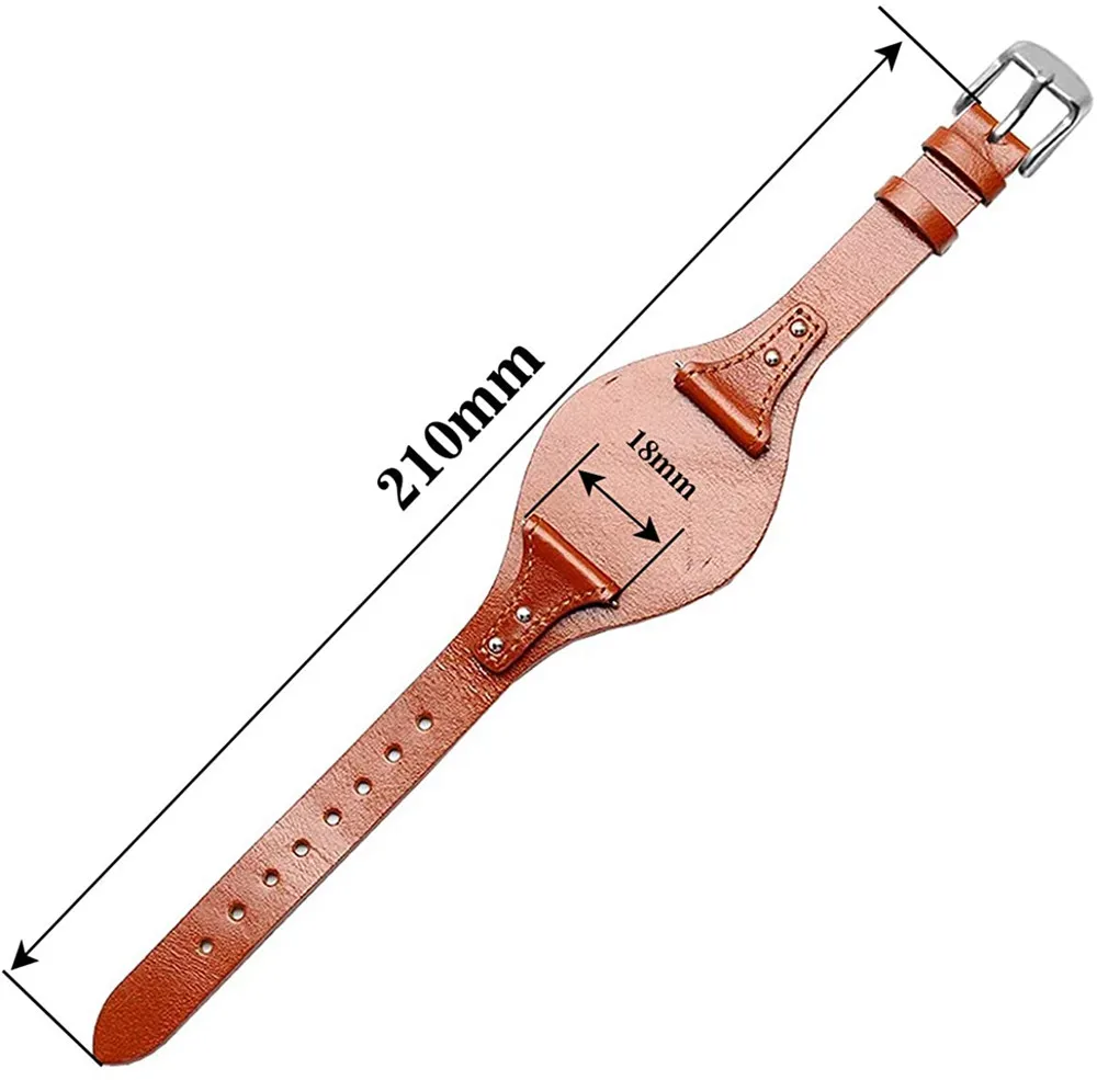 18mm Watch Strap for Fossil ES4114 ES4113 ES3625 ES3616 ES3838 ES4045 Soft Women Genuine Cowhide Leather Wrist Bracelet Band