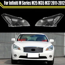 Car Headlights Glass Lampshade Caps Headlight Cover Replace Original Headlamp Shell For Infiniti M Series M25 M35 M37 2011 2012