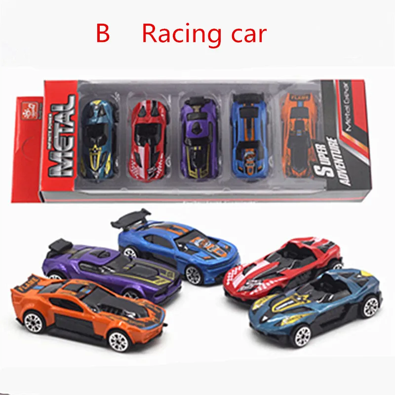 5pcs/set hot weels 1:64 Color mixing mini sports car racing car city Alloy Sliding car model oyuncak children kids toy boys gift