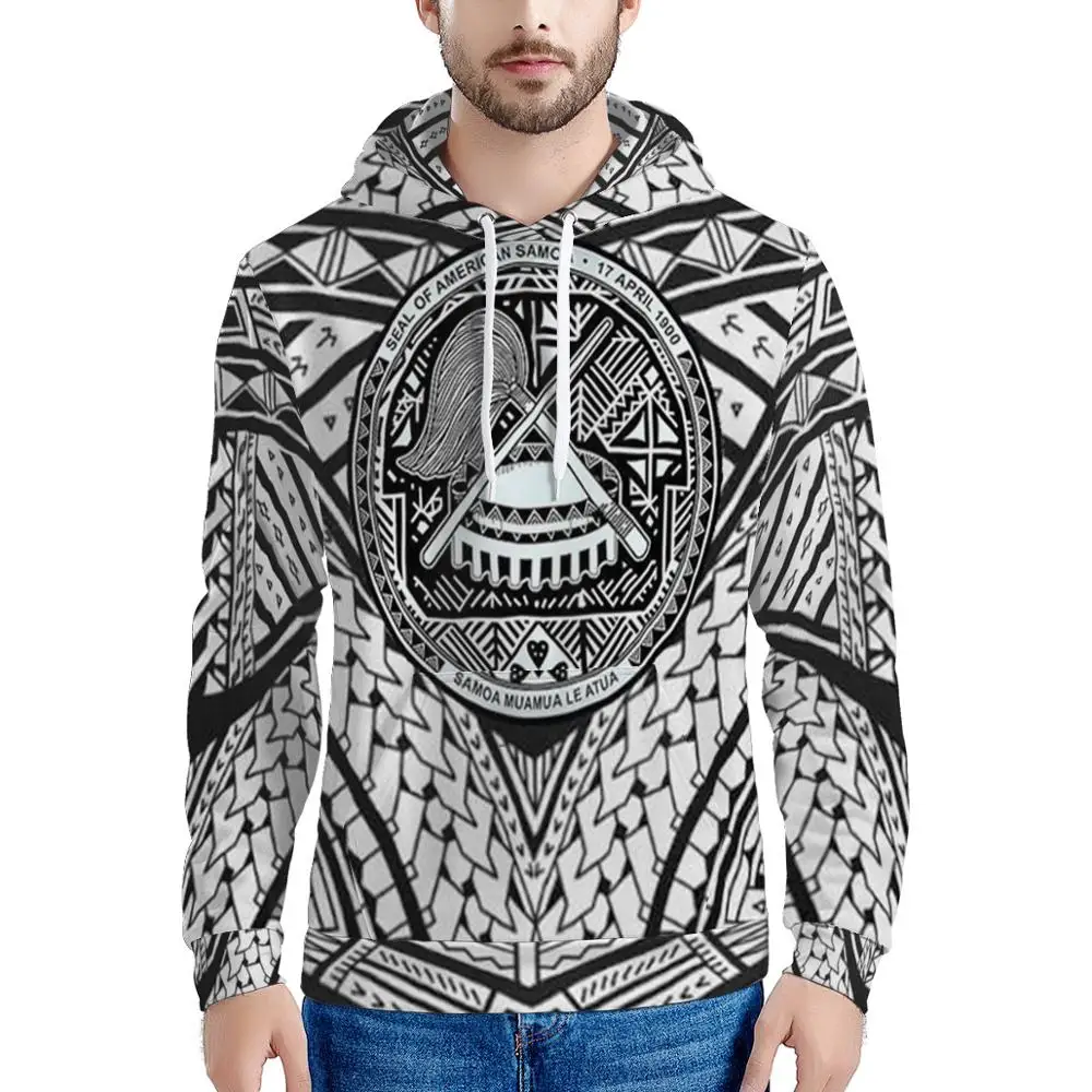 

Tonga Custom Pattern Hot Sell Polynesian Printing Men's Hoodies Customize Your Design Standard Oversized Pullover Sweatshirts