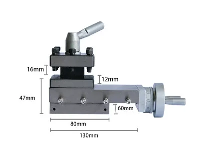 

WM180V Square Tool Holder High quality Metal Lathe Tool Holder Assembly Machine Small Carriage Knife Holder 90mm Stroke Hot Sale