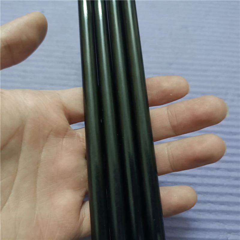 4PCS Diameter 8mm Black Glass Fiber Rod Fiberglass Elastic Insulation Rods Model Material  Lenght 2000mm