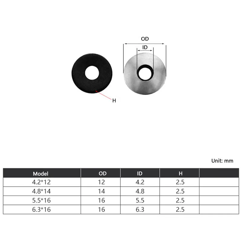 Waterproof Washer A2 Stainless Steel EPDM Anti Slip  Drilling Tail Tapping  M4.2 M4.8 M5.5 M6.3