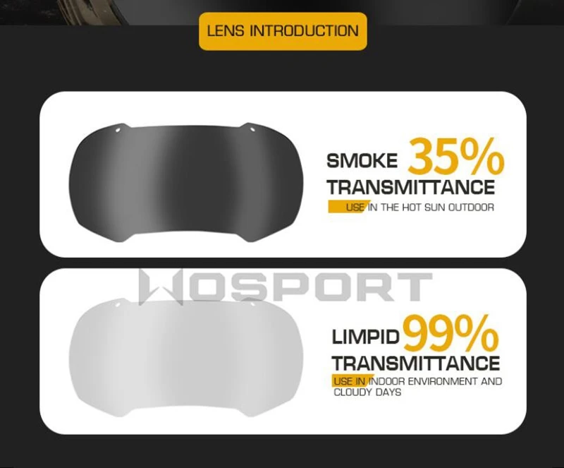 Tactical Helmet Flip Goggles Hunting Outer Suspension Helmet Windproof Waterproof Eye Protective Goggles Anti-frog Glasses