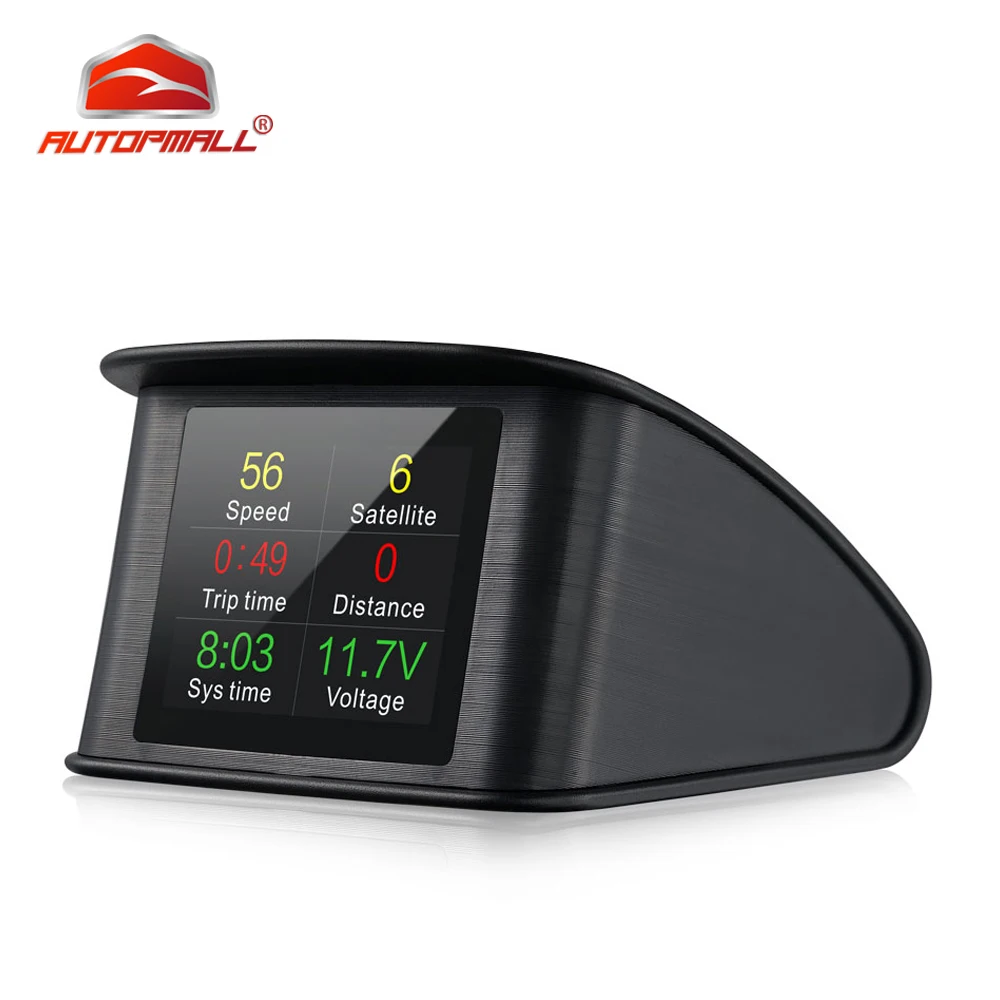 

New Car Hud OBD GPS Speedometer Car Speed Projector Head Up Display P10 T600 Fuel Consumption Temperature Gauge Diagnostic Tool