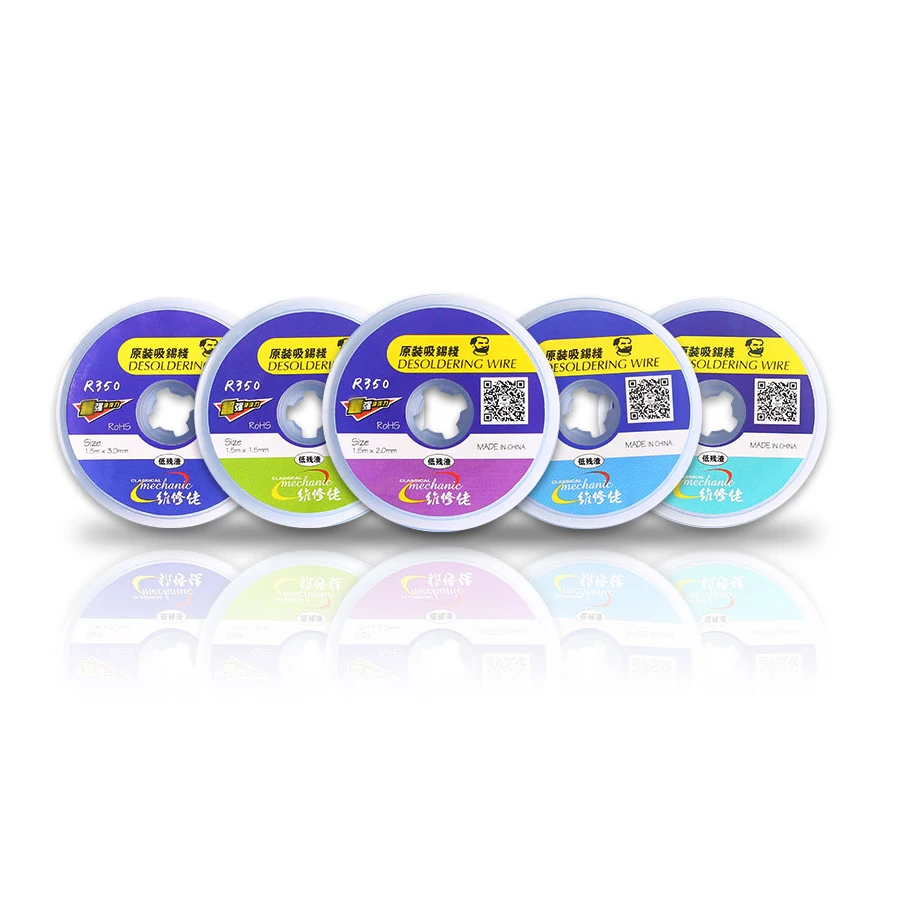Mechanic Solder Wick Desoldering Wire BGA Desoldering Solder Wire Tin Absorbtion Line For PCB Board Solder Clean Tool