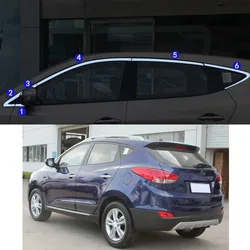 For Hyundai IX35 2010 2011 2012 2013 2014 2015 2016 2017 2018 Car Styling Sticker Garnish Pillar Window Middle Strip Trim Frame