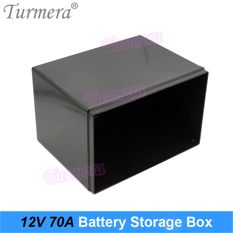 Turmera 12V 70Ah 90Ah 100Ah Battery Storage Box LCD Display Handheld for Solor Energy Systems and Uninterrupted Power Supply Use