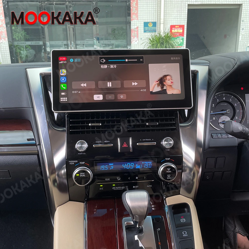 Android 10.0 6G+128GB Auto Radio For Alphard 30 2015 - 2019 GPS Navigation Car Multimedia Player Stereo Head Unit Carplay Audio