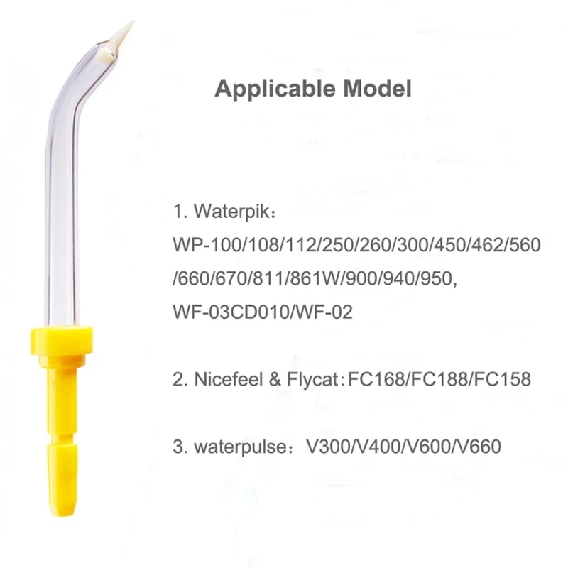 Embouts de Jet parodontal de rechange, 3 pièces, pour Waterpik Flycat, hydropulseur buccal, embouts d'hygiène dentaire, WP-900 WP-660