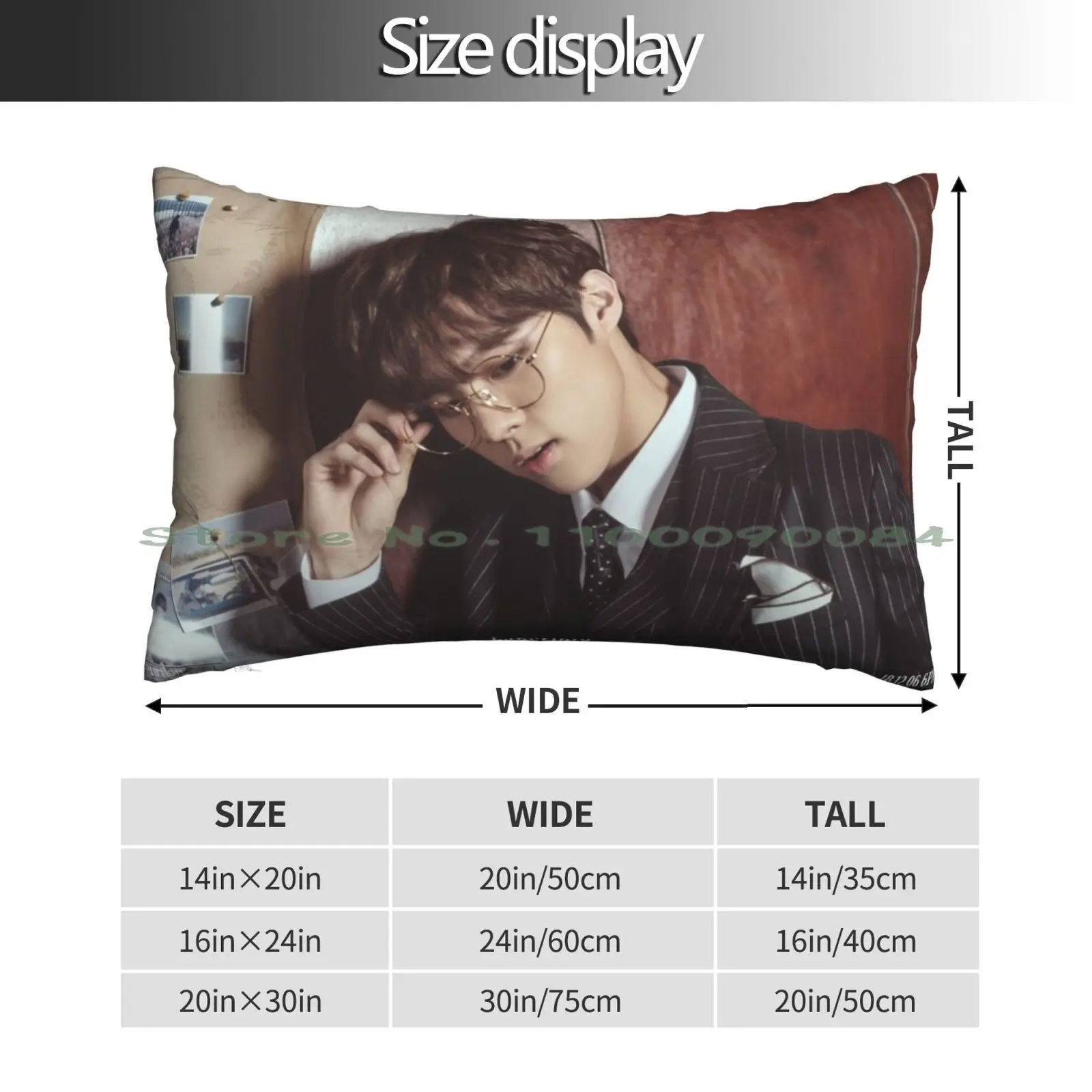 Up10tion Wooshin Pillow Case 20x30 50*75 Sofa Bedroom Sponch Arcoiris Mexico Mexican Food Cookie Coconut Vintage Retro Long