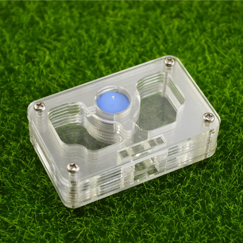 Mini Plane Ant Farm Acrylic Moisturizing Ant Nest Pet Ant Castle Insect Supplies 7x4.5x2cm