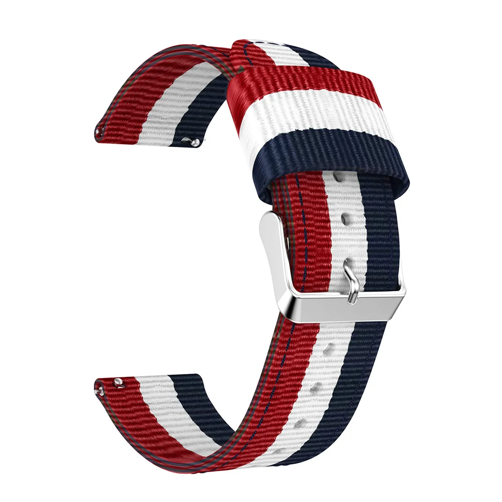 교체 손목 밴드 스트랩 20mm 22mm 시계 밴드 손목 스트랩 팔찌 화웨이 관찰 GT 2 46mm 42mm GT2 나일론 벨트