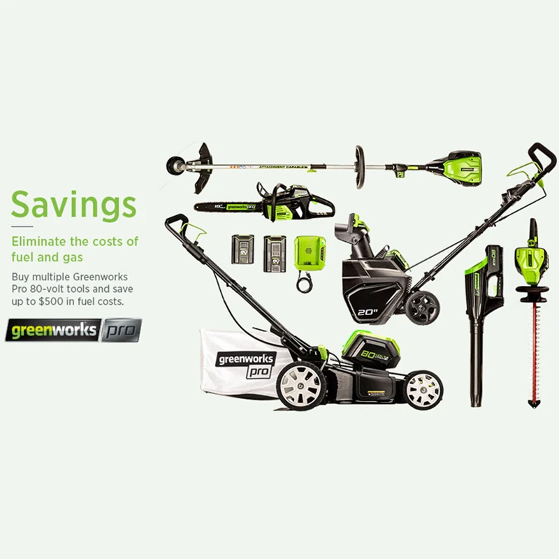 Greenworks Lithium Battery Cordless Leaf Blower 80V 750W Powerful Electric Cleaning Blower Garden Tool Free Return