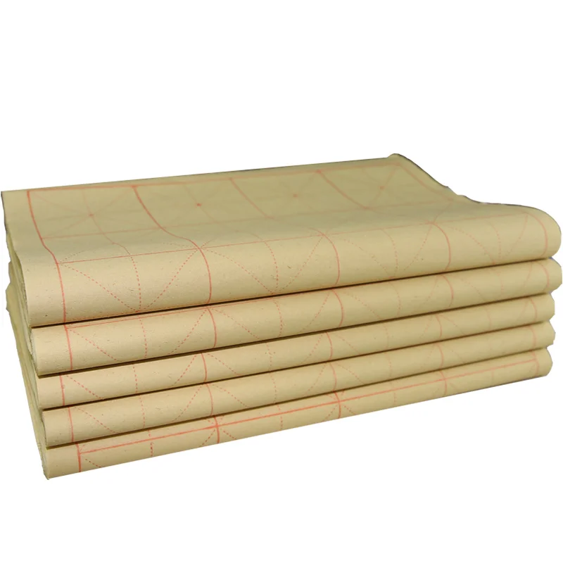 

Chinese Bamboo Calligraphy Paper Papel Arroz Beginner Calligraphy Xuan Paper with Grids 120sheets/lot Thicken Rijstpapier