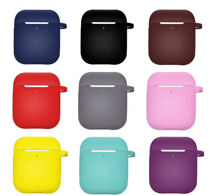 For airpods 2 1 case for wireless Bluetooth headset silicone sleeve one-two general purpose anti-fall storage shell