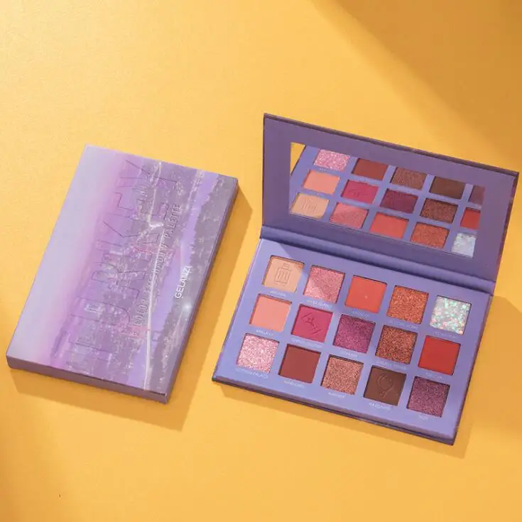 Paleta Cieni do Powiek Beauty Glazed Mysterious Natural Matte Pearlescent Highlight Paleta Cieni do Powiek Trwała Uroda