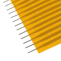 2/10/50 Pcs Rfc Round Flat Cable AMP Jumper Flex PCB Solder FFC 2.54 MM Pitch Solid Conductor Through Holes 24 Pin PET