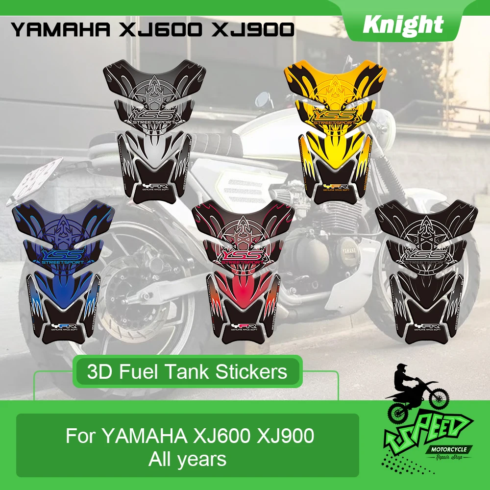 Suitable for Yamaha XJ600 XJ900 motorcycle protection decal sticker badge protection fuel tank pad 3D reflective decal