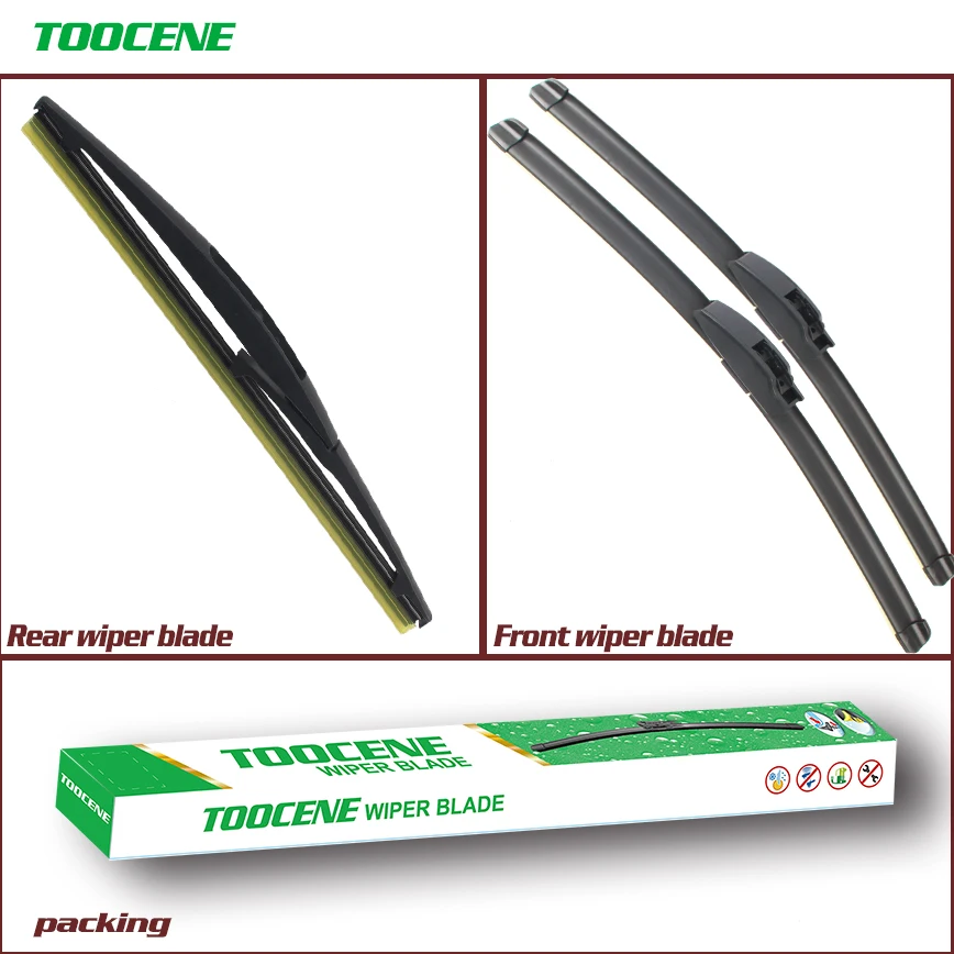 

Front and Rear Wiper Blades for Fiat Sedici hatchback 2006-2015 windshield Windscreen Wipers Car Window Accessories 26+14+10