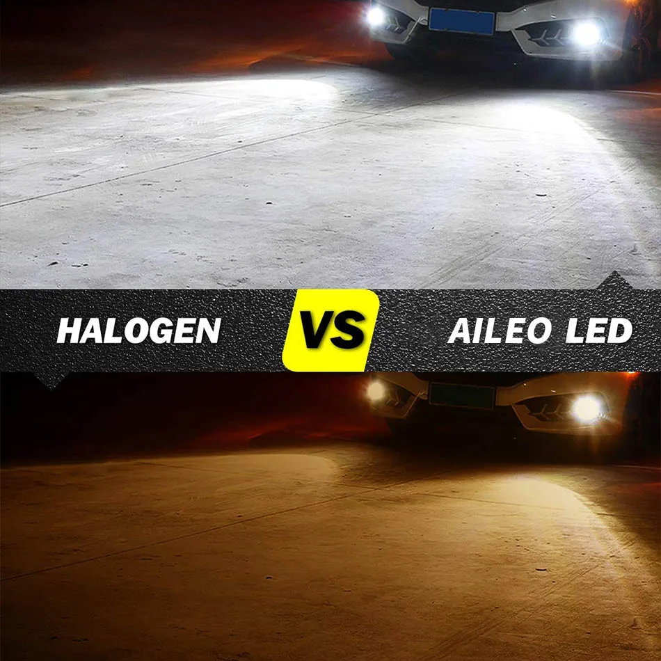 AILEO H27W/2 881894 881 886 889 896 898 H27 LED Car Fog Light Bulb 3014 78SMD Super Bright 6000K 2400 Lumens