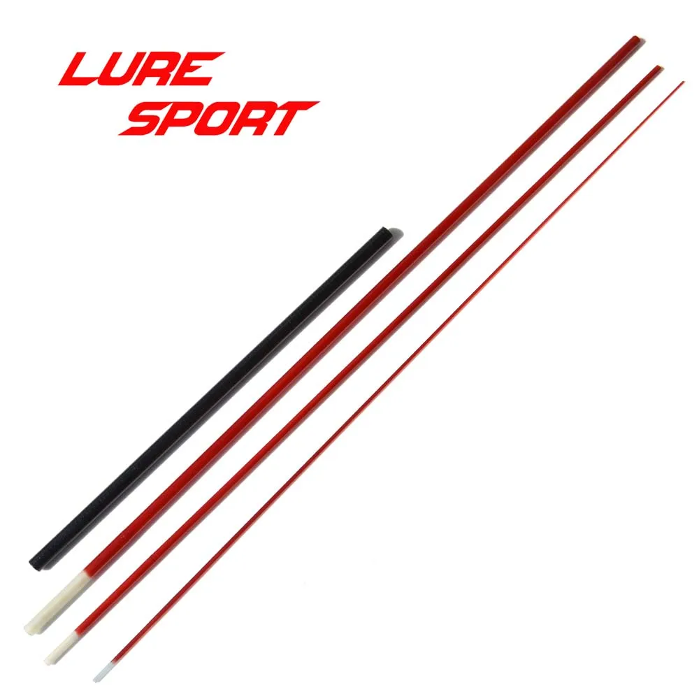 LureSport 2 set Transparent Hollow GlassFiber 1.2m 3sections1.4m 4sections UL blank Rod building components Repair DIY Accessory