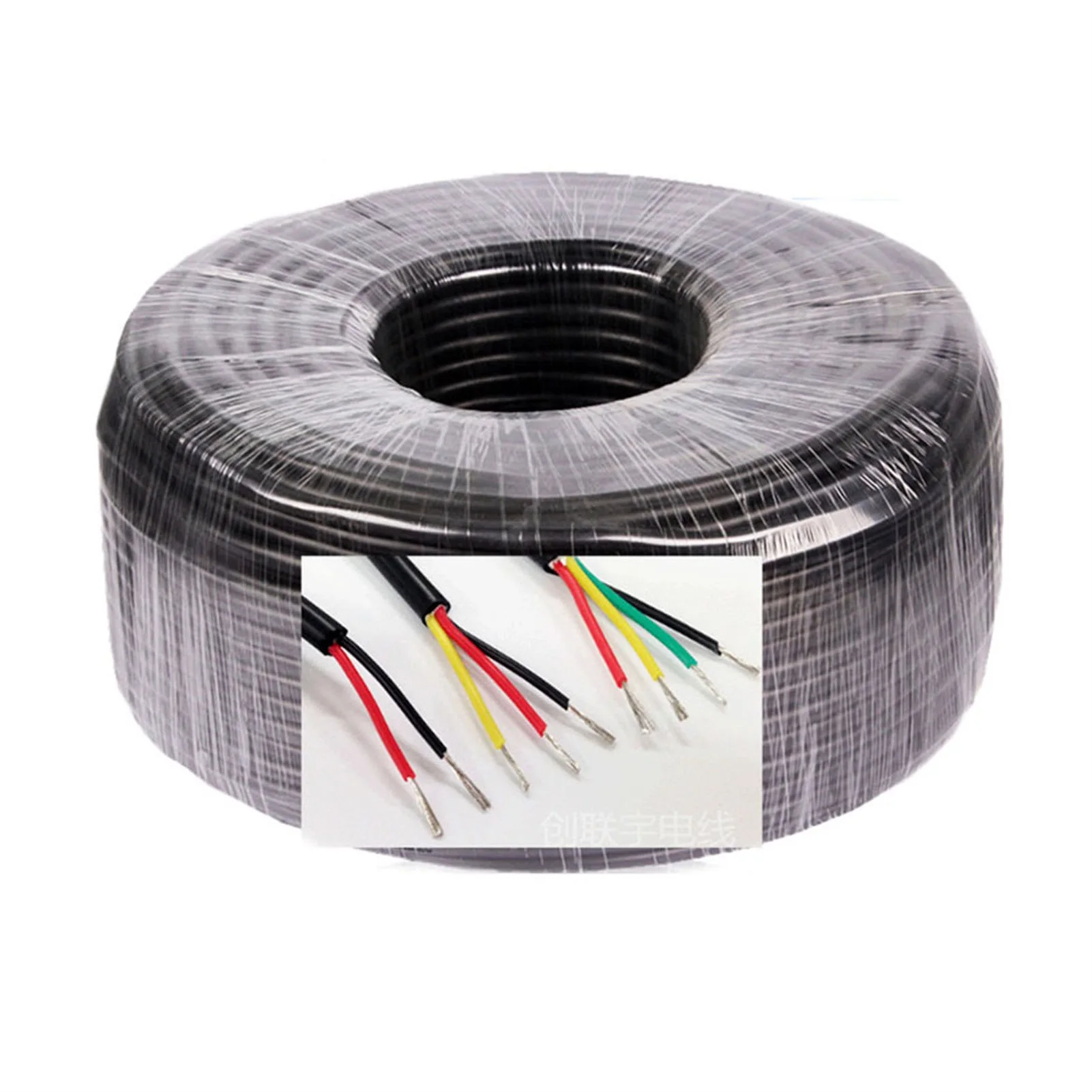 

10metre 2P/3P/4P/6P, Multi-core High temperature silicone wire Tinned Copper Core, 15AWG 17AWG 18AWG 20AWG 22AWG 24AWG