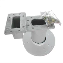 C Band Dual Feedhorn Fit High Gain DRO LNBF can Support Two Single Polarized LNB High Frequency Head Feed Bracket