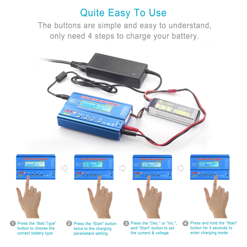 HTRC iMAX B6 80 واط RC شاحن ل يبو NiMh ليثيوم أيون Ni-Cd شاحن بطارية RC B6 شاحن ليبرو مفرغ شاحن ميزان رقمي