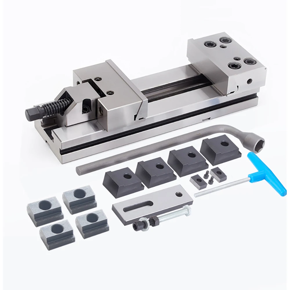 GT100 / 4 Inch High Precision Manual Flat Vice Tool Maker Vise for CNC Grinding Milling Machine