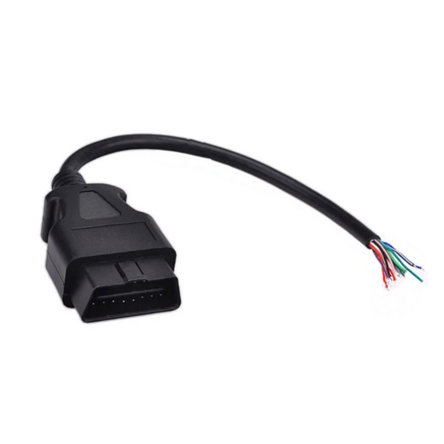 OBD2 16Pin Female Male Extension Opening Cable Car Diagnostic Interface Connector 16 pin OBD 2 Adaptor 30CM/60CM Converter