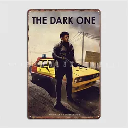The Dark One Mad Max Falcon X8 V8 Interceptor Car Legends Metal Plaque Poster Wall Plaque Tin Sign Posters