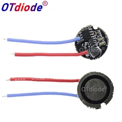 10PCS 3W LED driver 16mm 3.7-12V DC 1Mode LED Flashlight Driver for XRE-Q5/XPE XP-E /XBD XB-D all kind of 3W LED Light Lamp