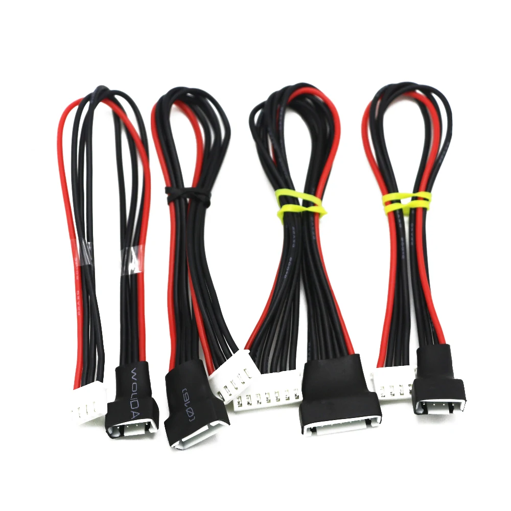 5pcs/lot JST-XH 2S/3S/4S/6S 20cm 22AWG Lipo Balance Wire Extension Charge Cable Lead Cord For RC Battery charger Car Boat Toys