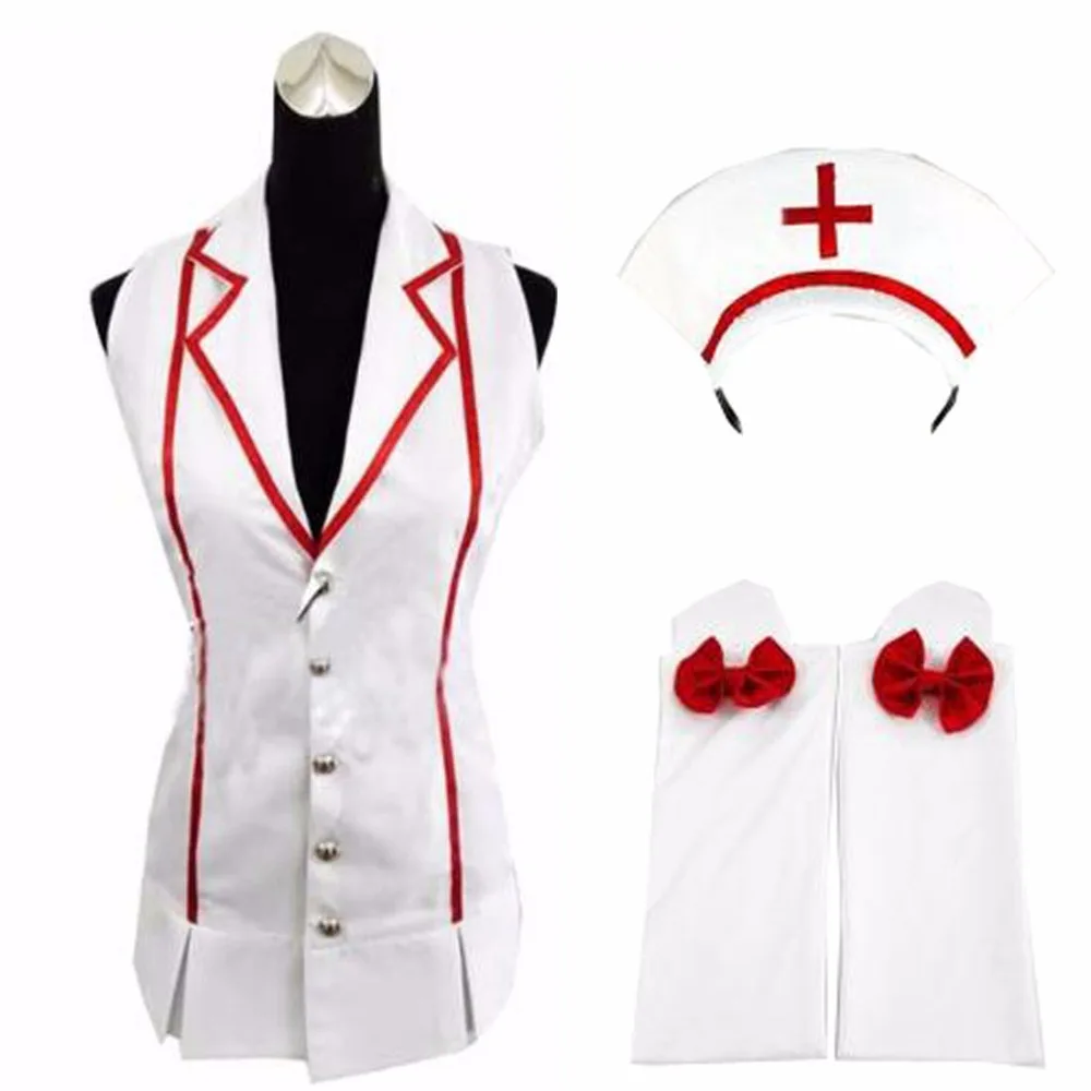 

2025 lol game sexy Akali nurse cosplay costume high qualtity Halloween Party Costumes for girls women Customized made