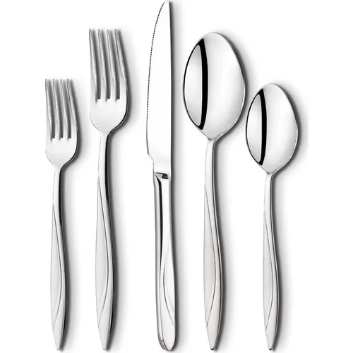 85 pieces (12 Person) fork Spoon Knife Set Flatware Spoon Fork Set Kitchen Utensils Sets Tableware Sets