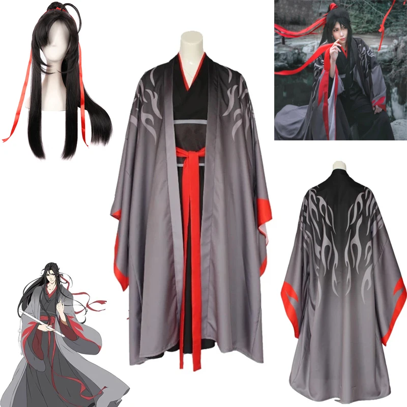 

New Wei Wuxian The Yiling Patriarch Cosplay Grandmaster of Demonic Cultivation Costume Wei Wuxian Mo Dao Zu Shi Costume