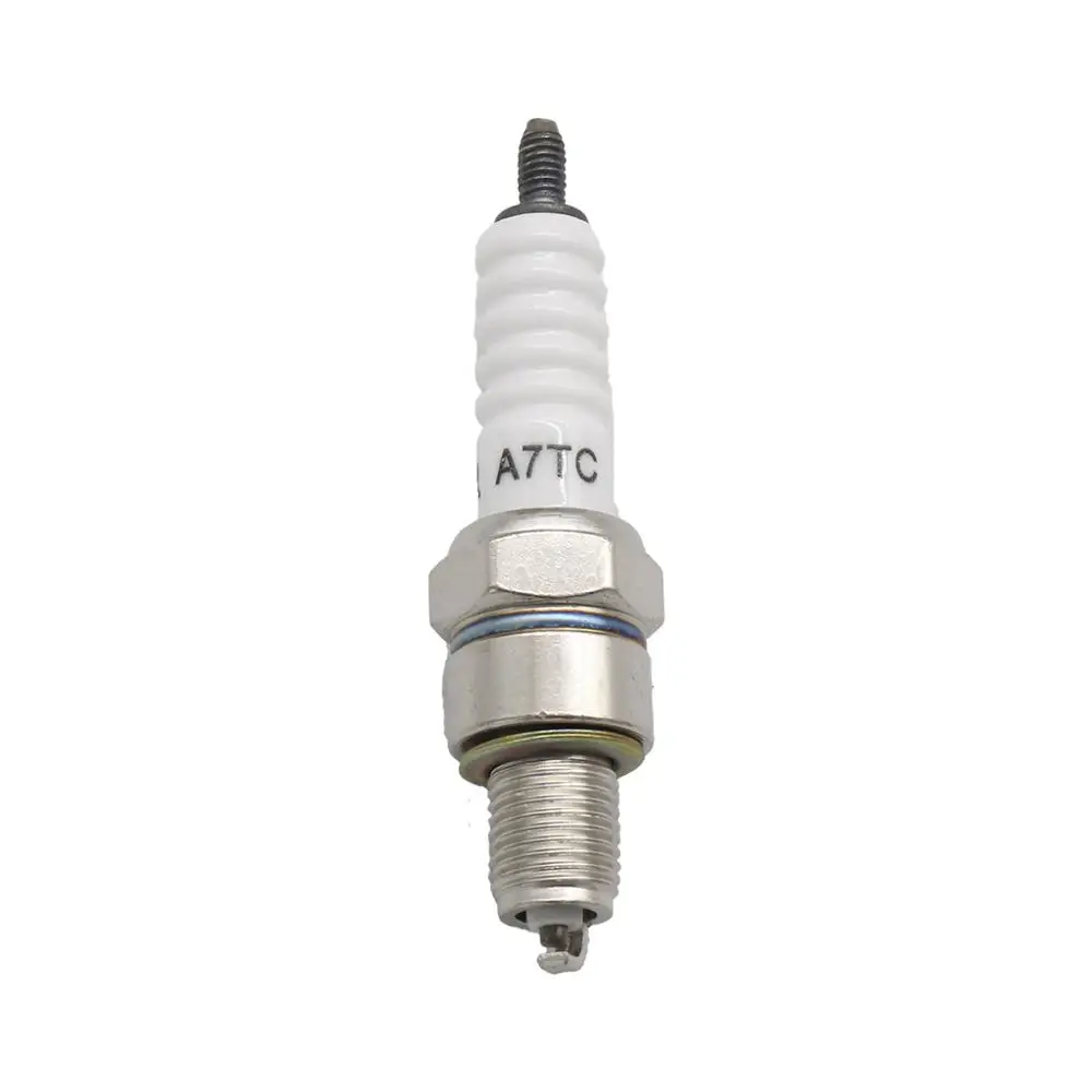 Spark Plug A7TC A7TJC 3 Electrode For GY6 50cc-125cc Moped Scooter ATV Quads