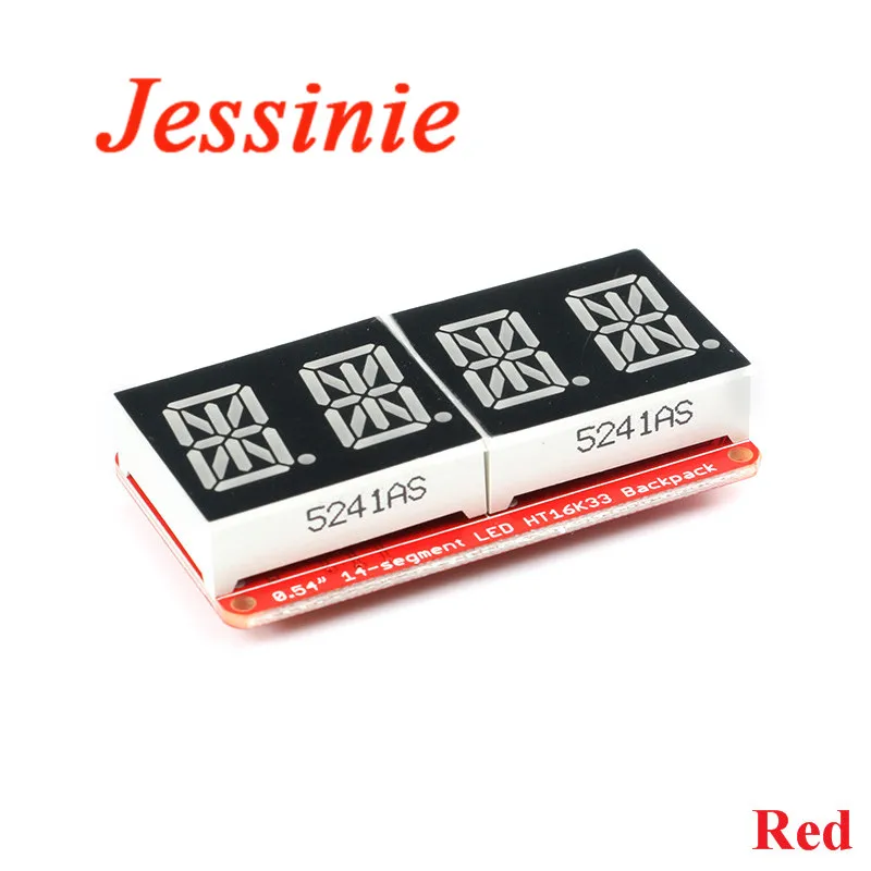 1-2 шт. VK16K33 0,54-дюймовый 4-разрядный цифровой модуль-дисплей с LED-трубкой, управление IIC I2C, 3,3 В 5 В для Arduino, красный, зеленый, оранжевый, TM1637