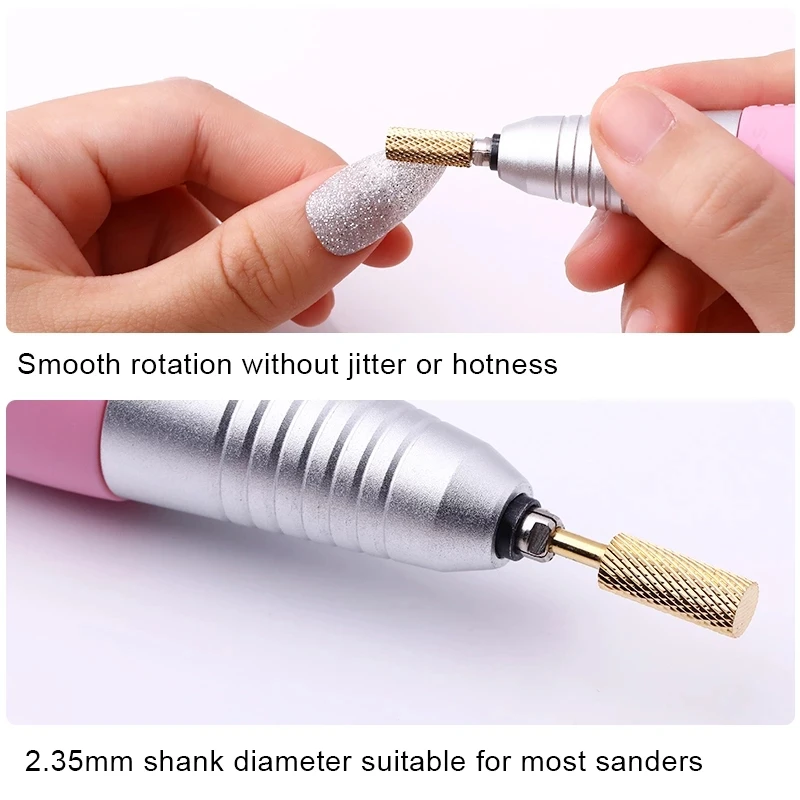 Tungsten Steel Milling Nail Drill Bit Carbide Nail Drill Bit Ceramic Alloy Milling Cutter Nail Tool Accessories