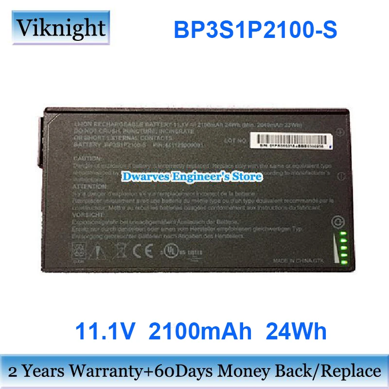 Genuine BP3S1P2100-S 11.1V 24Wh Battery 2100mAh For Getac V110 Laptop Notebook Batteries 441129000001 3 Cells