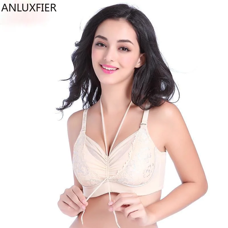 X9037 Adult Mastectomy Bra Special Price Adjustable Height Silicone Breast Prosthesis Bra Lingerie Plus Size Wire Free Bra