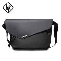 HK-bolso de hombro de gran capacidad para hombre, bolsa cruzada para ordenador de 13,3 pulgadas, de alta calidad, impermeable, a la moda, para viaje