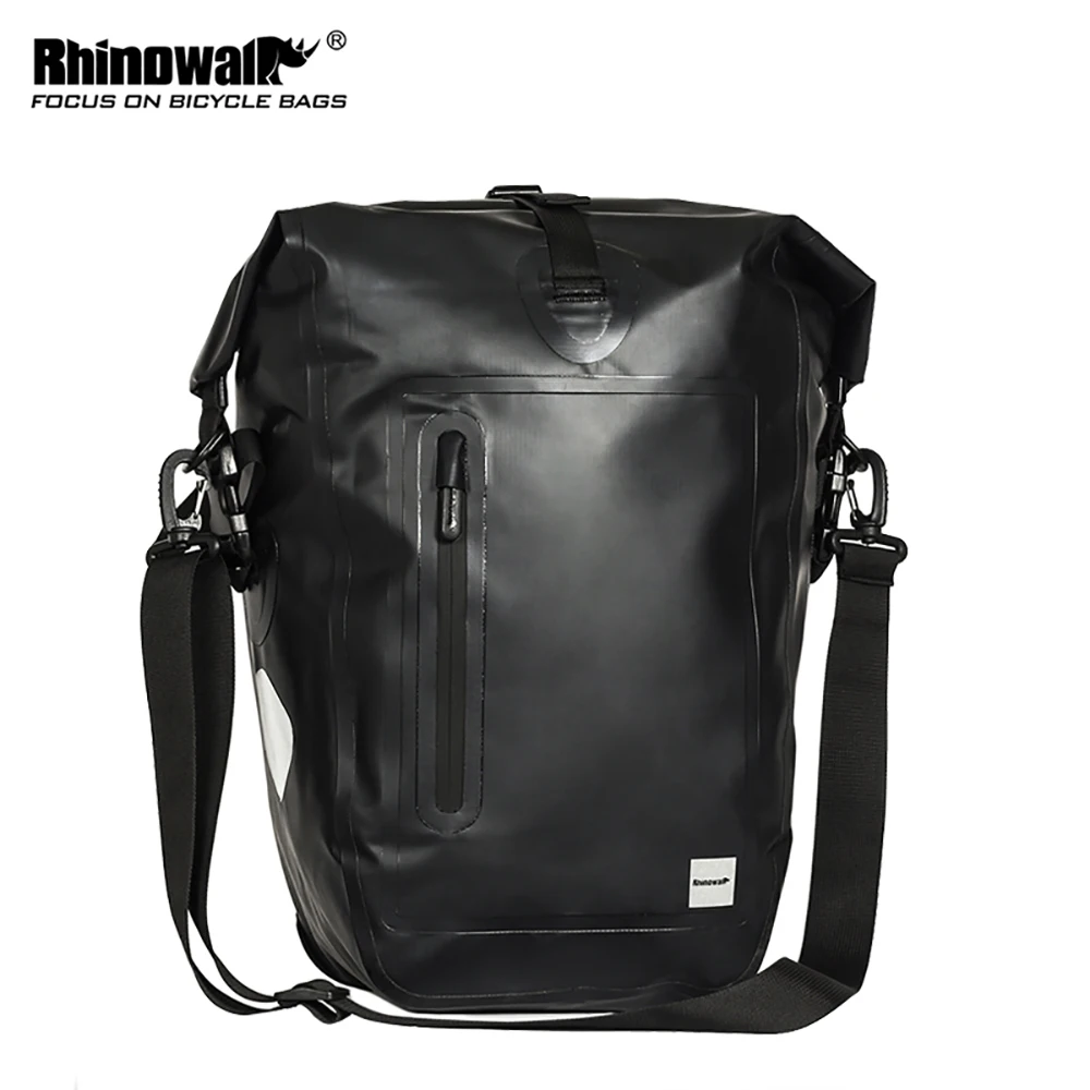 

Rhinowalk 25L Waterproof Bicycle Bag MTB Road Bike Rear Rack Pannier Bag Cycling Seat Bag Shoulder Bag Bike Accessories